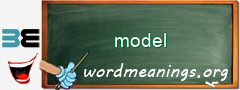 WordMeaning blackboard for model